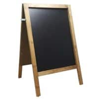 Seco Pavement Sign Wood Brown Weather Proof WAB-1/MDW