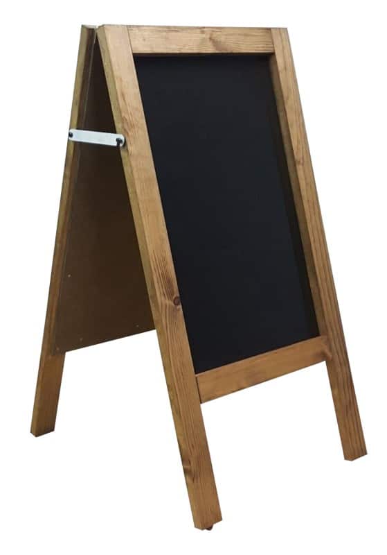 Seco Pavement Sign Wood Brown Weather proof WAB-1/SDW