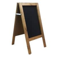 Seco Pavement Sign Wood Brown Weather Proof WAB-1/SDW
