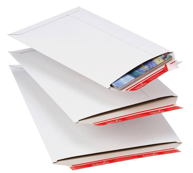 ColomPac Mailing Wallet Cardboard 270 (W) x 215 (D) x 30 (H) mm White Pack of 20