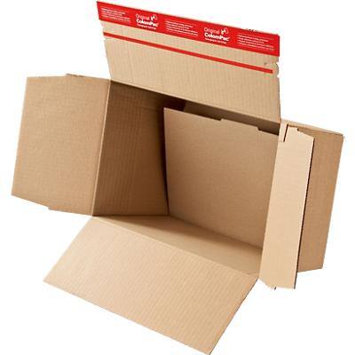ColomPac Corrugated Cardboard Box 139 (W) x 164 (D) x 80 (H) mm Brown Pack of 10