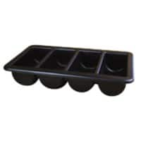 Genware Cutlery Tray Black CB1-1-BLK