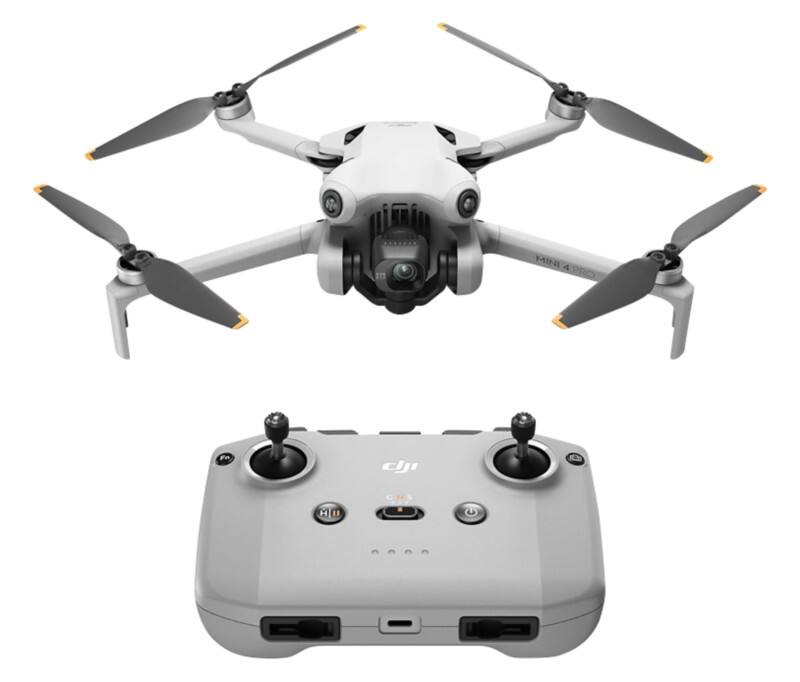 DJI Mini 4 Pro 4 rotors Quadcopter 48 MP 3840 x 2160 pixels 2590 mAh Black, White