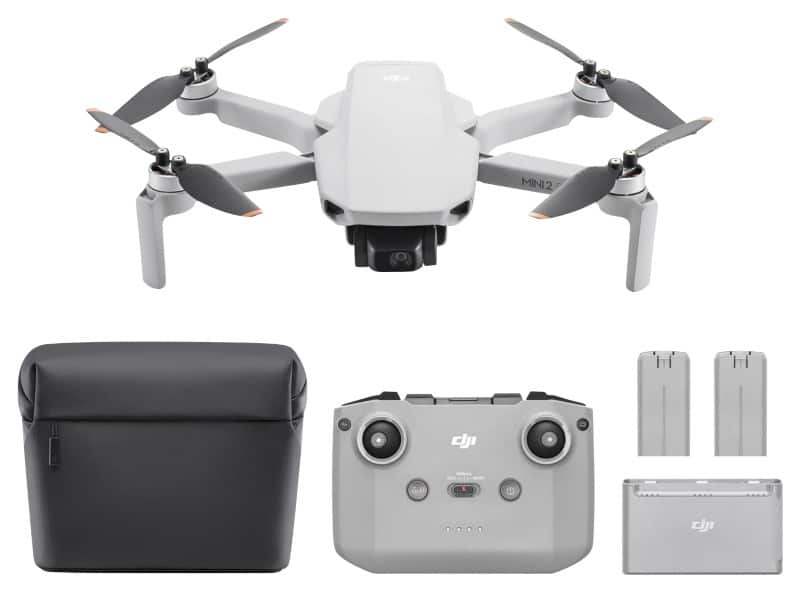 DJI Mini 2 SE Fly More Combo 4 rotors Quadcopter 12 MP 2720 x 1530 pixels 2250 mAh Black, Grey
