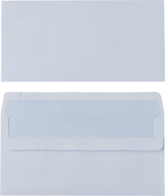 Viking Business Envelopes Plain DL 220 (W) x 110 (H) mm Self Seal White 80 gsm Pack of 200