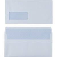 Viking Business Envelopes Window DL 220 (W) x 110 (H) mm Self Seal White 80 gsm Pack of 200