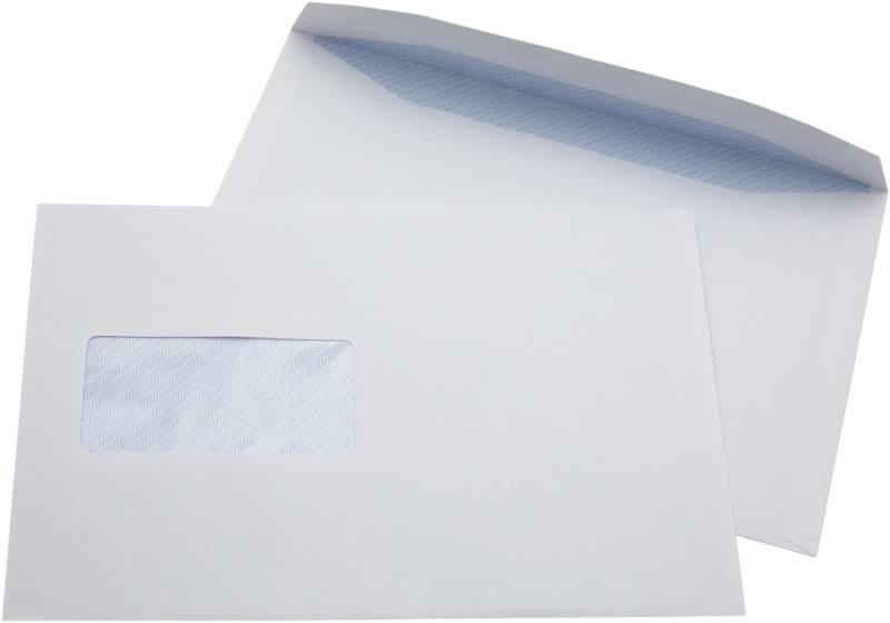 Viking Business Envelopes Window Non standard 235 (W) x 162 (H) mm Gummed White 90 gsm Pack of 500