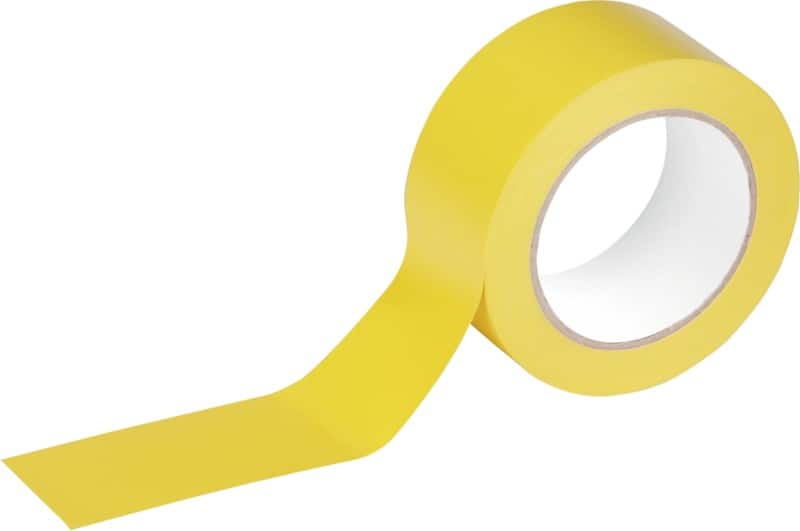 DURABLE Floor Marking Tape DURALINE Basic Yellow 50 mm (W) x 33 m (L) PVC (Polyvinyl Chloride) 104404