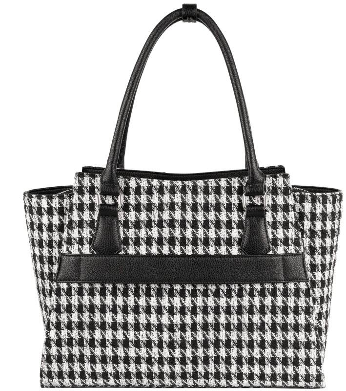 SOCHA Laptop Bag 470 x 320 cm Fabric Black, White