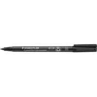 STAEDTLER Lumocolor OHP Marker Medium Round Black Pack of 10