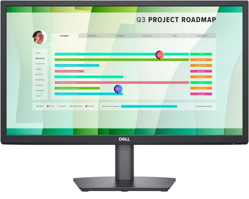 Dell E Series 54.5 cm (21.4") LCD Monitor E2223HN