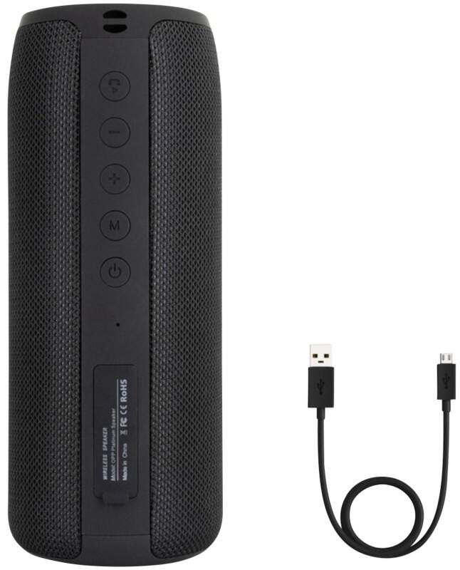 OUR PURE PLANET Platinum Wired & Wireless Bluetooth Speaker Bluetooth With Bluetooth No Stereo Black