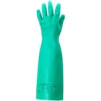 Ansell AlphaTec Solvex No Chemical Gloves Nitrile Size 8 Green Pack of 2