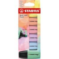 STABILO BOSS MINI 07/6-2-01 Highlighter Assorted  Broad Chisel 5 mm Pack of 6 