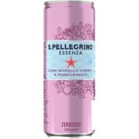 S.Pellegrino Essenza Sparkling Water Cherry 24 Bottles of 330 ml