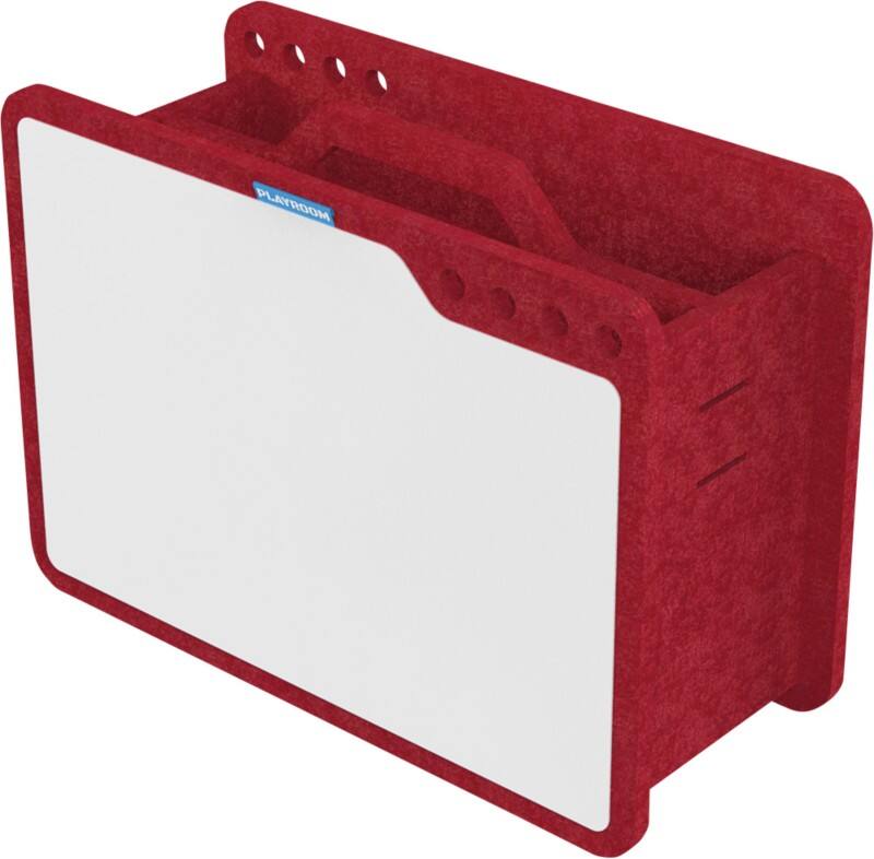 PLAYROOM Whiteboard Accessory Holder PET (Polyethylene Terephthalate) Red
