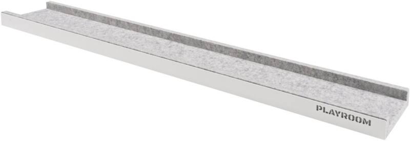 PLAYROOM Whiteboard Accessory Holder Carbon Steel White
