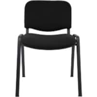 Realspace Visitor Chair Black 120 kg D5SUK/IN 530 x 540 x 800 mm 4 Pieces