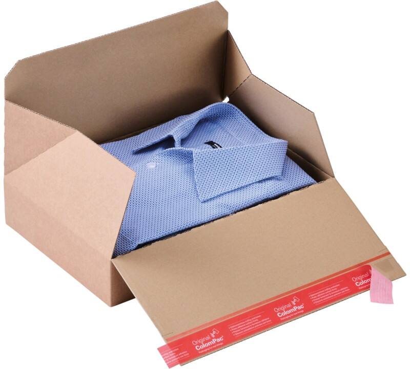 ColomPac Corrugated Box Cardboard 80 mm (H) Brown Pack of 20 Boxes