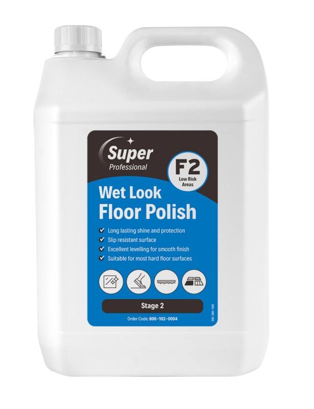 Super Professional Products Floor Polish F2 Non Scented 5 L 