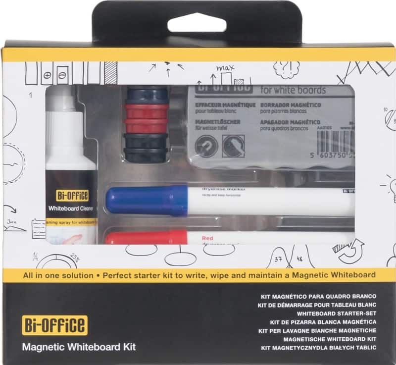 Bi-Office Whiteboard Starter Kit KT1010 Set of 11 