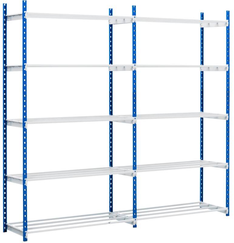 Paperflow Shelf Extension 5 Shelves Steel 1,000 x 340 x 2,000 mm Blue