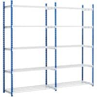 Paperflow Shelving Unit Steel 1,000 x 680 x 2,000 mm Blue