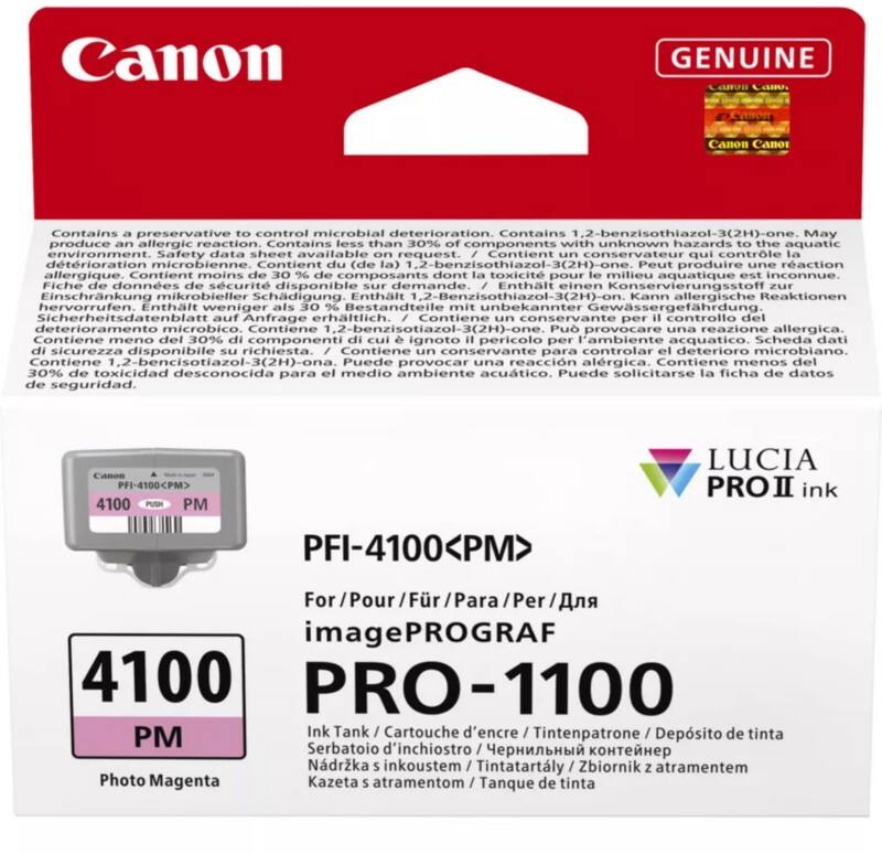 Canon PFI-4100PM Original Ink Cartridge Magenta   