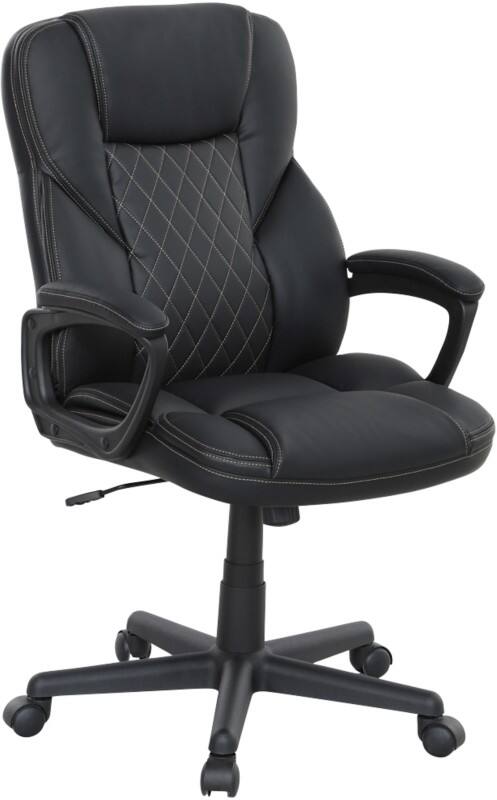 HOMCOM Office Chair Basic Tilt Black 120 kg 921-807V70BK 650 x 720 x 1,150 mm