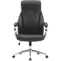 Nautilus Windermere Office Chair Fixed Armrest Black 220 kg BCP/G312/BK 550 x 510 x 1,310 mm