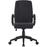 Nautilus Dorset Office Chair Fixed Armrest Black 110 kg BCF/B432/BK 500 x 485 x 1,200 mm