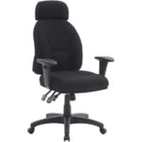 Nautilus Avon Office Chair Basic Tilt Height-Adjustable Armrest Black 120000 kg BCF/R373/BK 530 x 500 x 1,310 mm