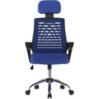 Nautilus Sigma Office Chair Basic Tilt Fixed Armrest Blue 136000 kg BCM/H700/BL 500 x 530 x 1,205 mm