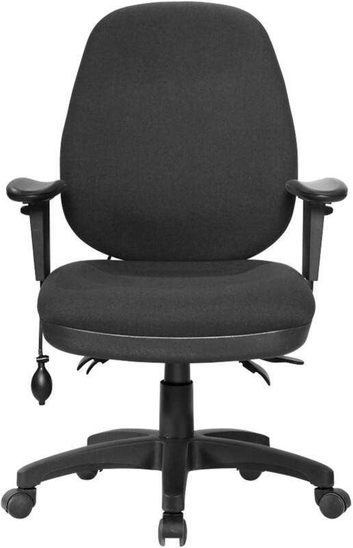 Nautilus Harrison Office Chair Basic Tilt Height-Adjustable Armrest Black 110 kg 510 x 450 x 1,150 mm