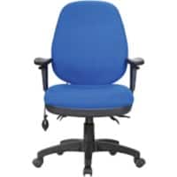 Nautilus Harrison Office Chair Basic Tilt Height-Adjustable Armrest Blue 110000 kg BCF/K384/BL 510 x 450 x 1,150 mm