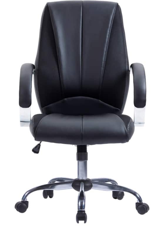 Nautilus Hastings Office Chair Basic Tilt Fixed Armrest Black 120 kg BCL/B425/BK 530 x 500 x 1,310 mm