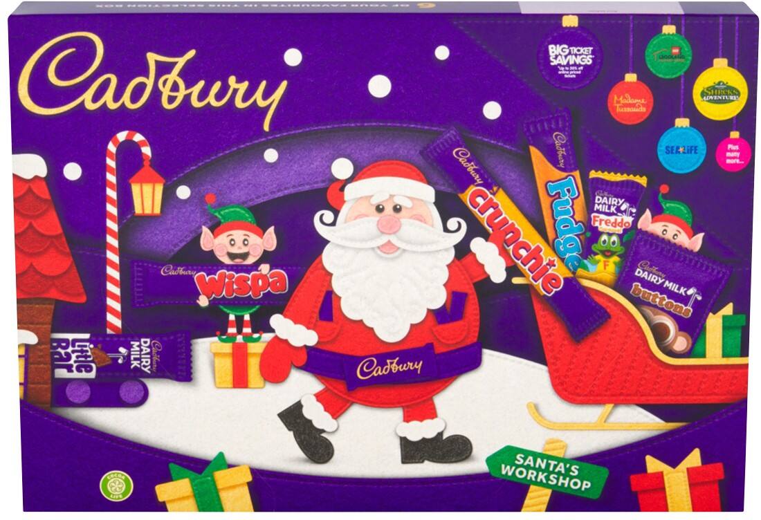 Cadbury Milk Chocolate Selection Santa Medium 125G