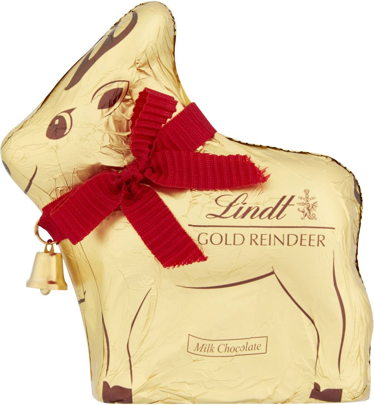 Lindt Milk Chocolate Gold Reindeer Pack of 16 of 100G