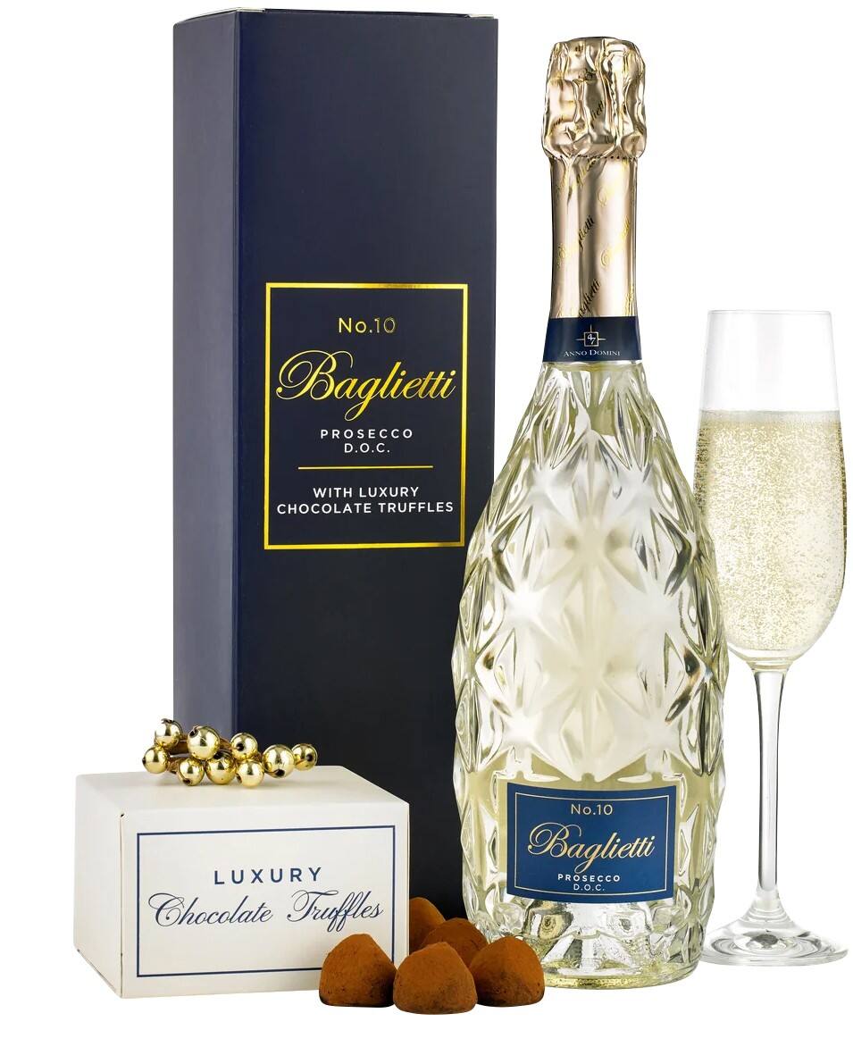 Hampers of Distinction Baglietti Prosecco Hamper Basket