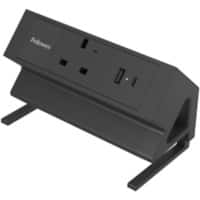 Fellowes Power Unit for Desk USB-A & USB-C 1-way 2m Black