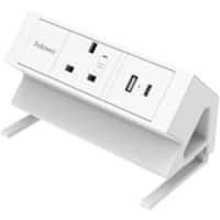 Fellowes Power Unit for Desk USB-A & USB-C 1-way 2m White