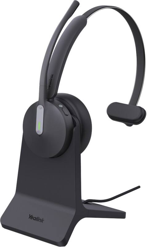 Yealink BH70 Wireless Headset with Stand Teams Bluetooth Mono USB-C/A BT Dongle