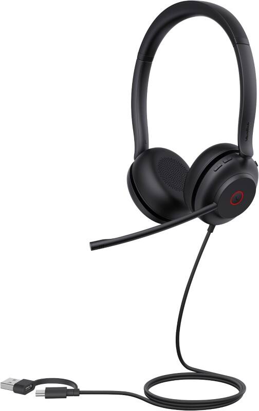 Yealink UH35 Wired Headset UC Stereo USB-C/A