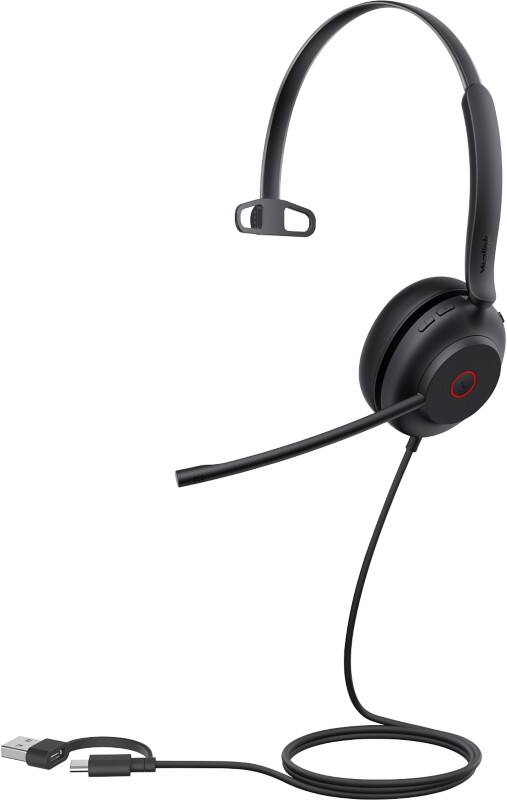 Yealink UH35 Wired Headset Teams Mono USB-C/A