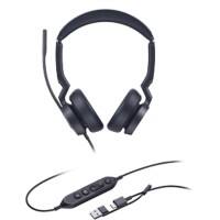 Yealink UH46 Wired Headset Teams Stereo USB-C/A