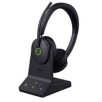 Yealink WH68 ANC Wireless Headset teams with Stand DECT/Bluetooth Stereo - USB-C/A