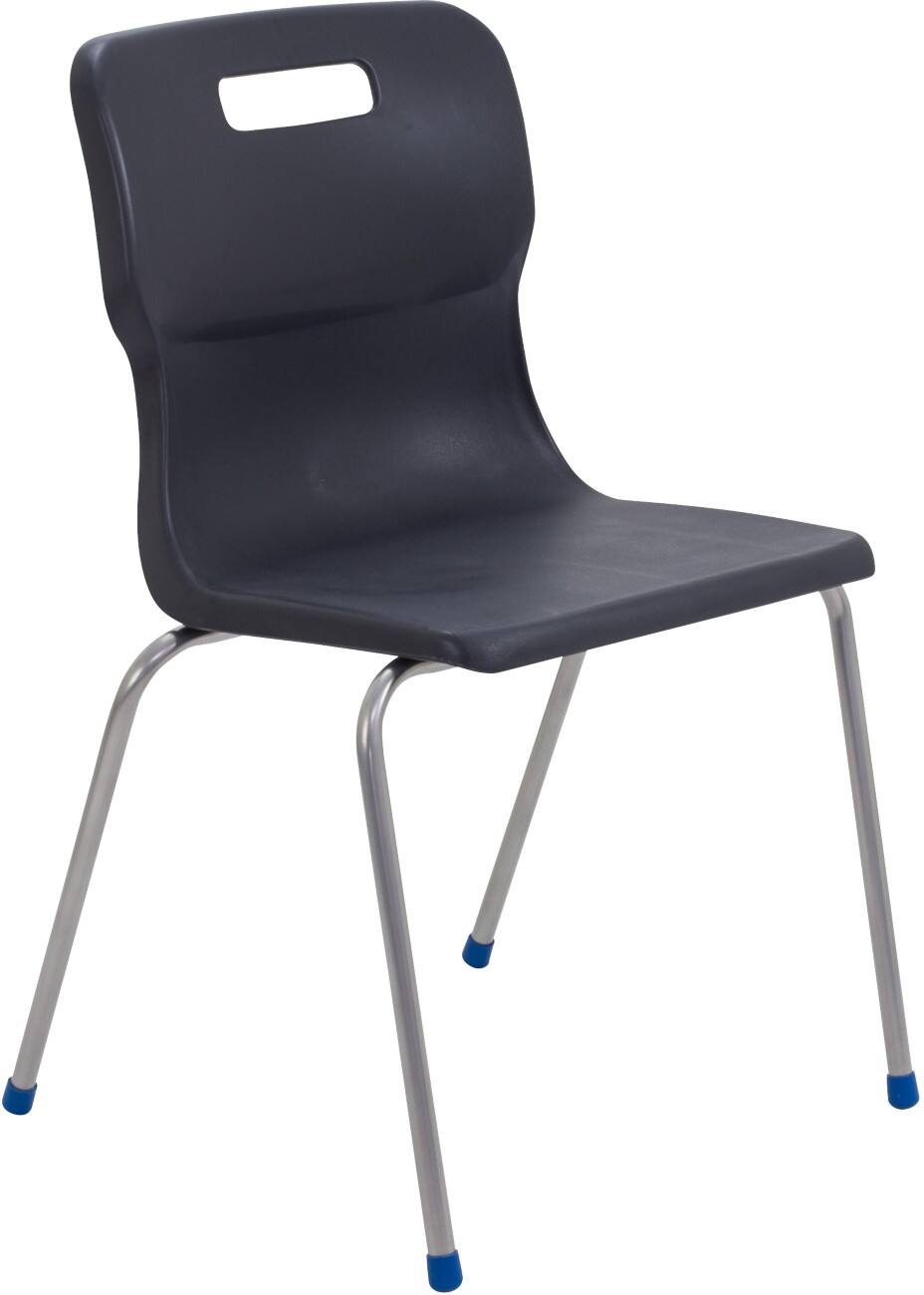 TITAN Chair Plastic Without armrest Charcoal T16-C 500 x 475 x 140 mm 14+ years