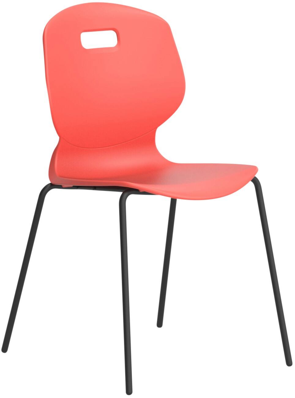 TITAN ARC Chair Plastic Without armrest Coral TA1_5C 480 x 525 x 115 mm 11-14 years