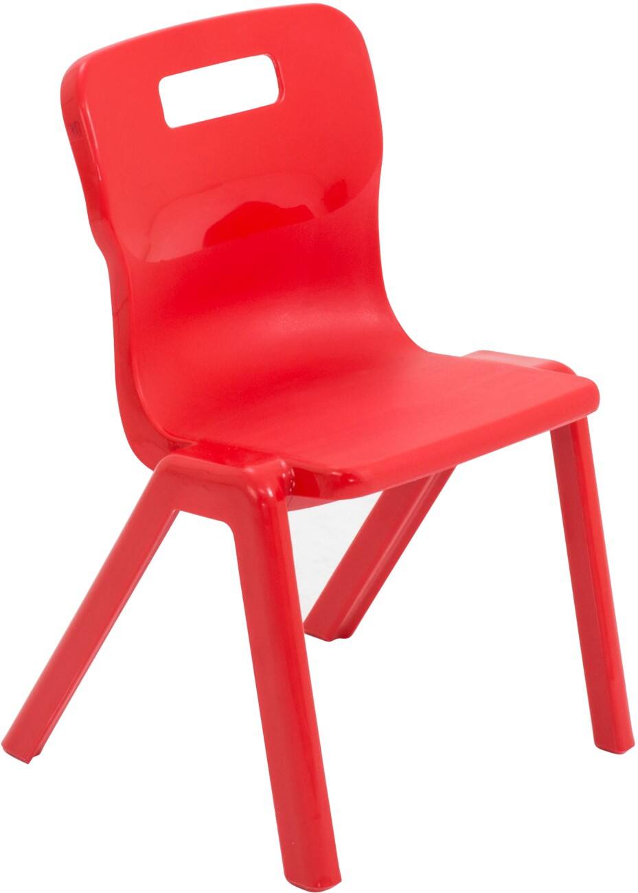 TITAN ONE-PIECE Chair Plastic Without armrest Red T2-R 360 x 345 x 97 mm 4-6 years