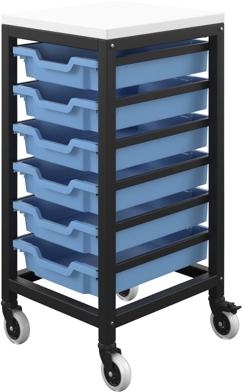 TITAN Storage Unit PP (Polypropylene) Blue 390 x 438 x 795 mm